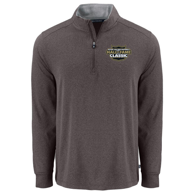 Black College Football Hall of Fame Cutter & Buck Men's Forge Recycled Four-Way Stretch 1/4 Zip Pullover