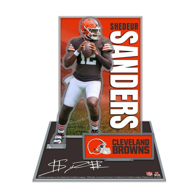 Browns Shedeur Sanders 3D Collector Stand