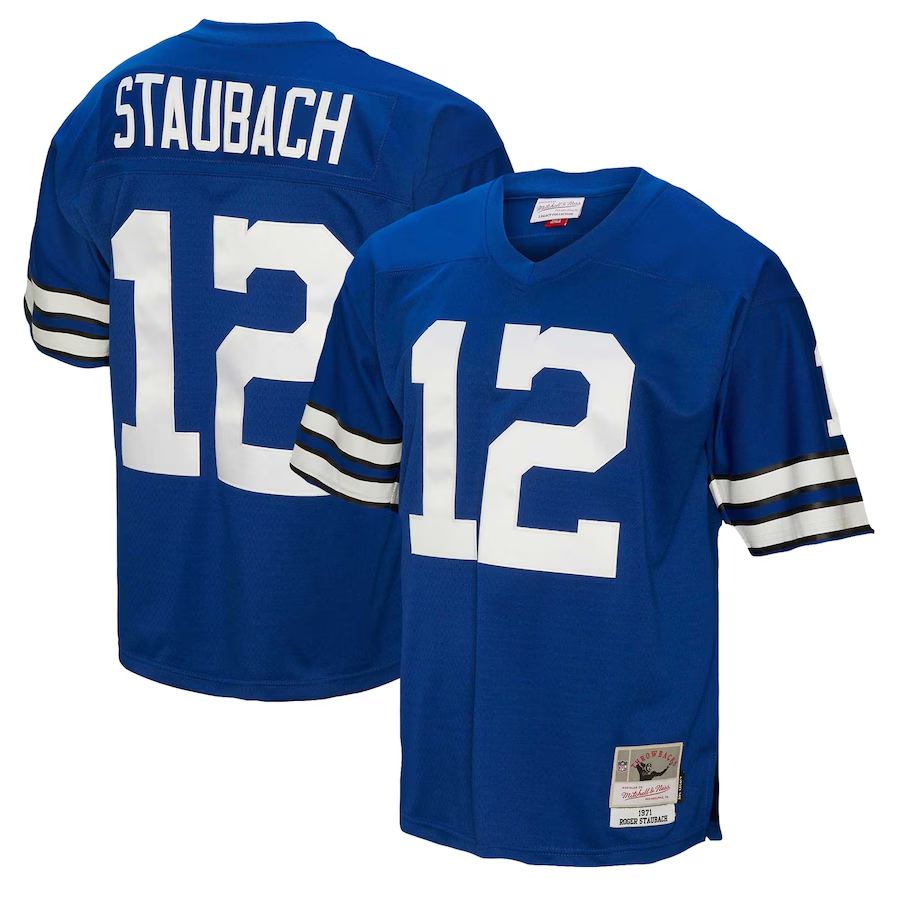 Cowboys Roger Staubach Men's Mitchell Ness Legacy Jersey 1971
