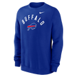 Bills 2026 Nike Men's Club Fleece Pullover Crewneck Pro Football Hall of Fame