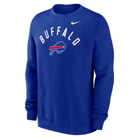 Bills 2026 Nike Men's Club Fleece Pullover Crewneck Pro Football Hall of Fame