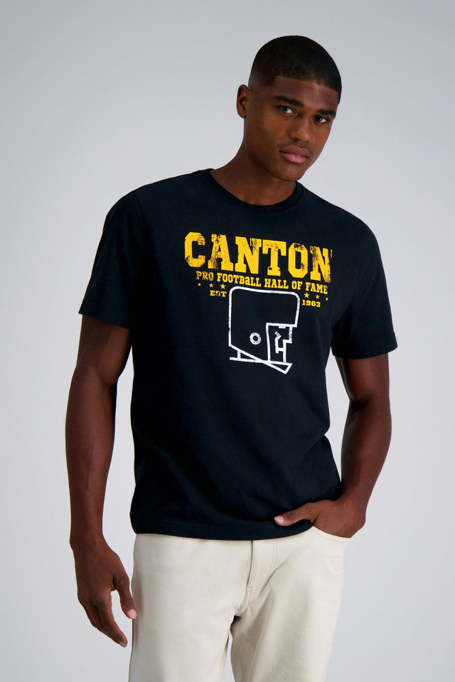 Pro Football Hall of Fame X Haggar - Black Canton Graphic T-Shirt