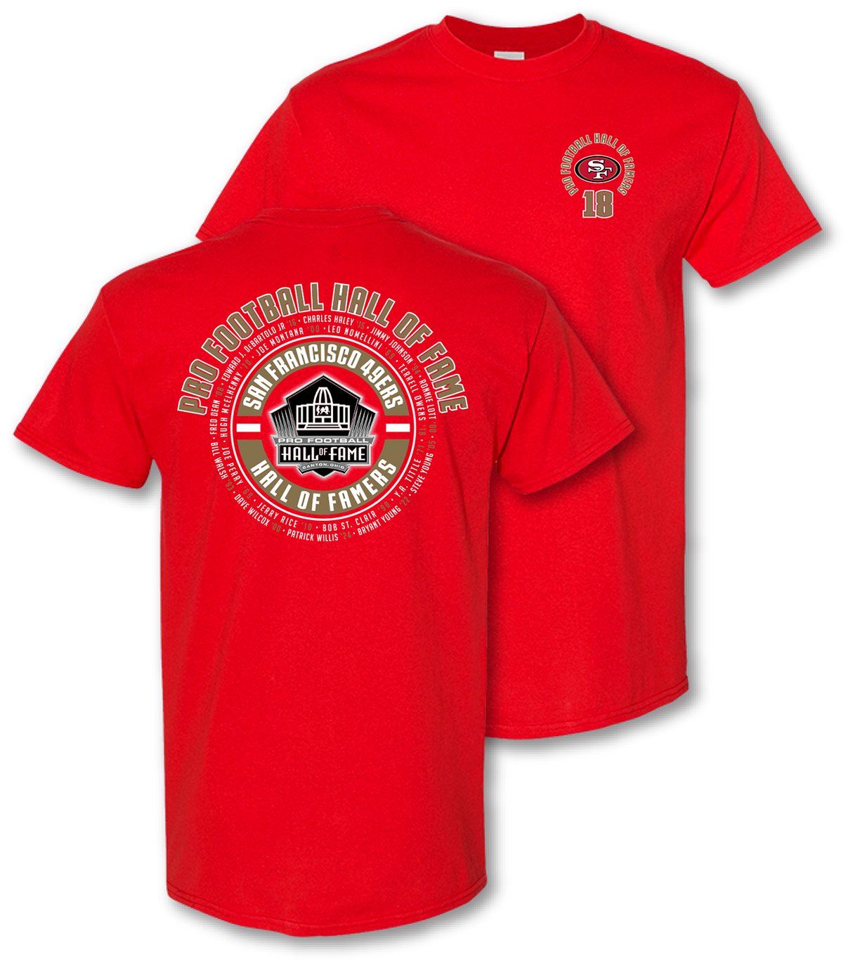 49ers Class of 2026 Hall of Famers T-Shirt