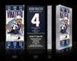 Adam Vinatieri Patriots Class of 2026 Hall of Fame Induction Ticket Acrylic Block