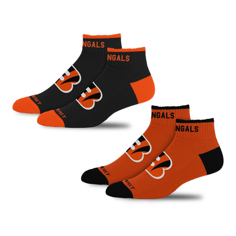 Bengals 2025 2-Pack Front & Center Socks