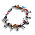 Patriots Motif Beaded Bracelet