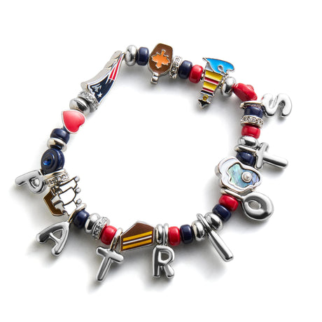 Patriots Motif Beaded Bracelet