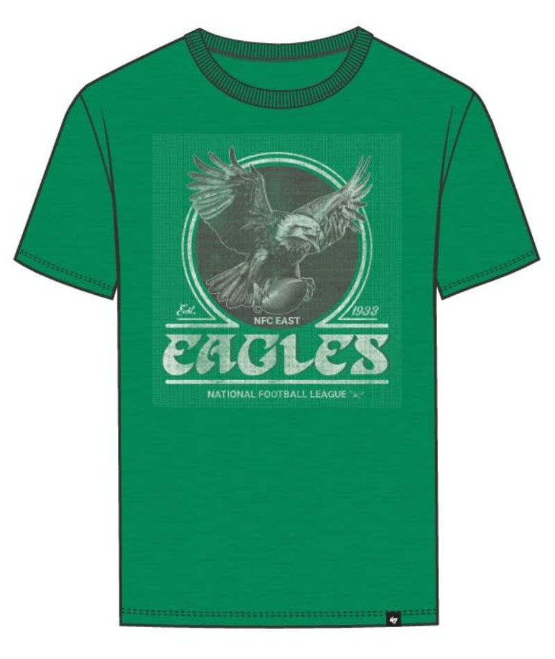 Eagles 2026 '47 Brand Men's Historic Emblem Mark Scrum T-Shirt