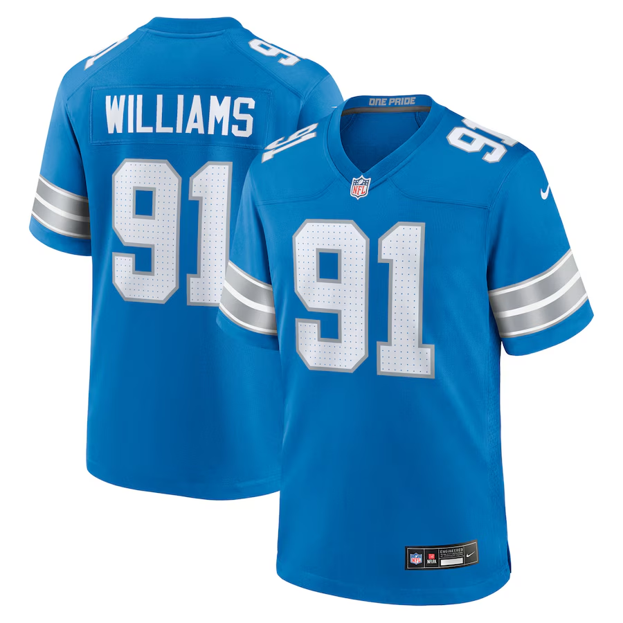 Lions Tyleik Williams Men's Nike Game Jersey