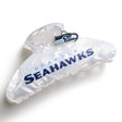 Seahawks Charm Hair Claw Clip
