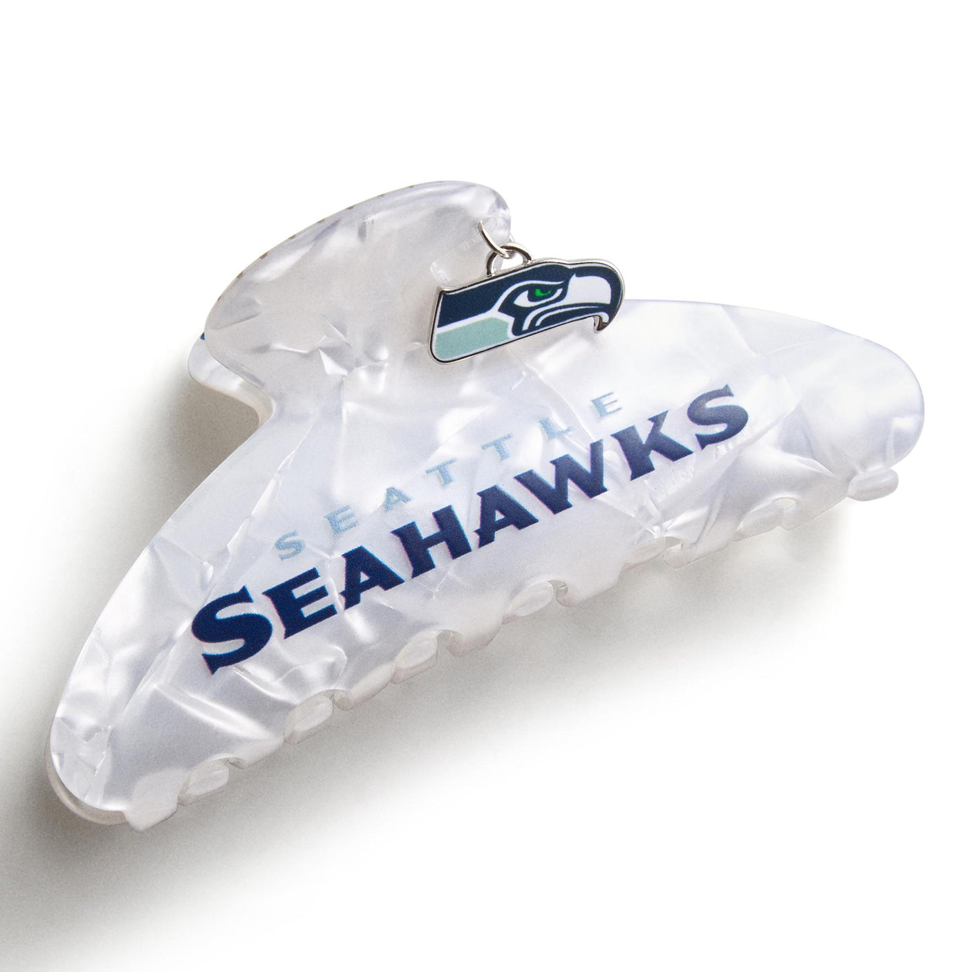 Seahawks Charm Hair Claw Clip