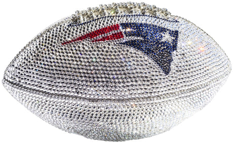 Patriots Swarovski Crystal Full Size Football