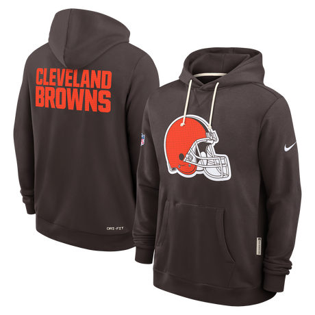 Browns 2025 Nike Men's Sideline DRI-Fit Hoodie
