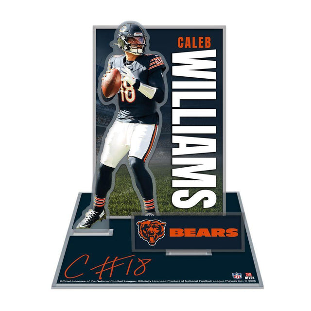 Bears Caleb Williams 3D Collector Stand