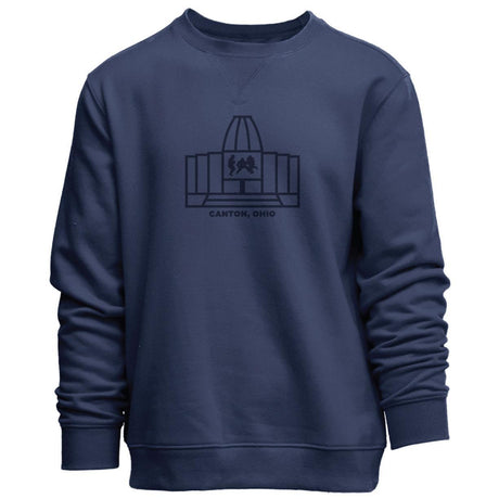 Hall of Fame 2025 Camp David Men's Navy Rotunda Logo Crewneck
