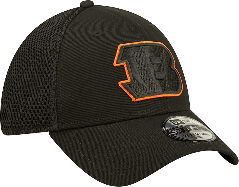 Bengals New Era® 39THIRTY® Neoflex Black Stretch Fit Hat