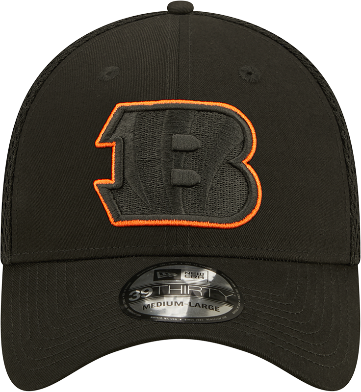 Bengals New Era® 39THIRTY® Neoflex Black Stretch Fit Hat