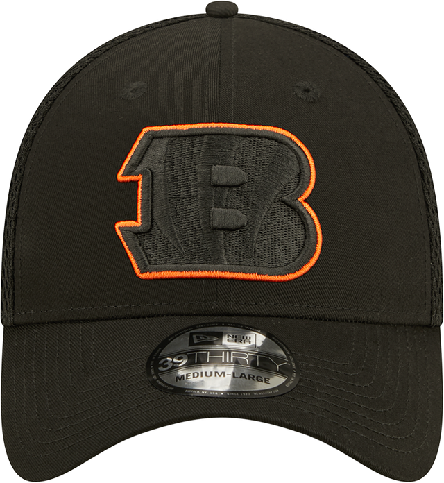 Bengals New Era® 39THIRTY® Neoflex Black Stretch Fit Hat