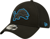 Lions New Era® 39THIRTY® Neoflex Black Stretch Fit Hat