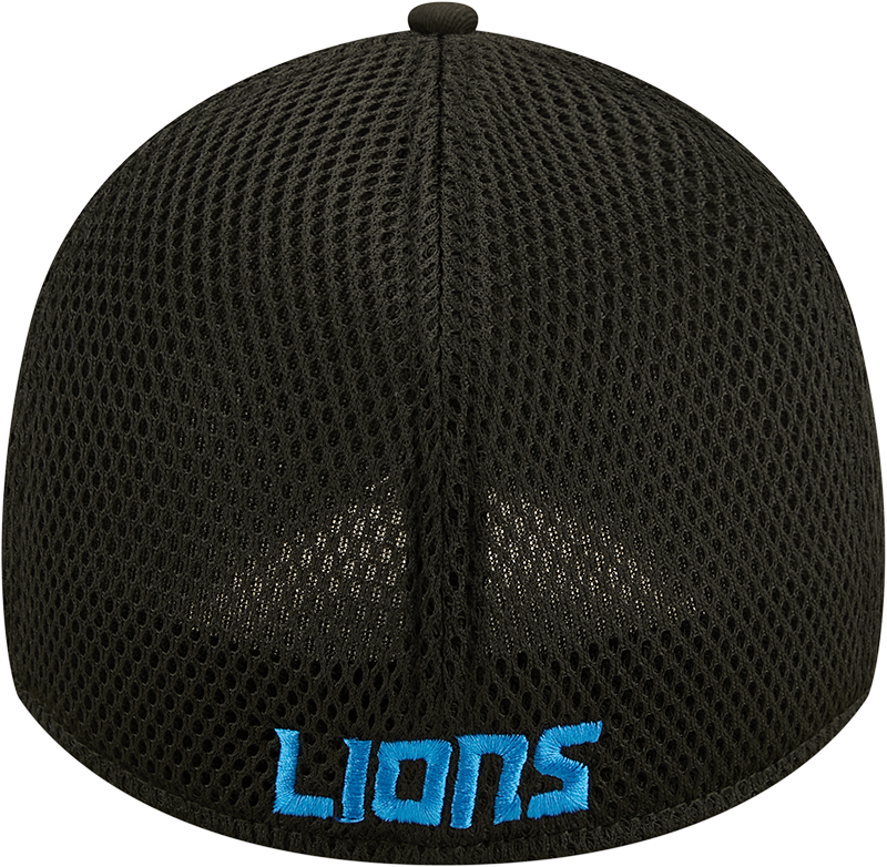 Lions New Era® 39THIRTY® Neoflex Black Stretch Fit Hat