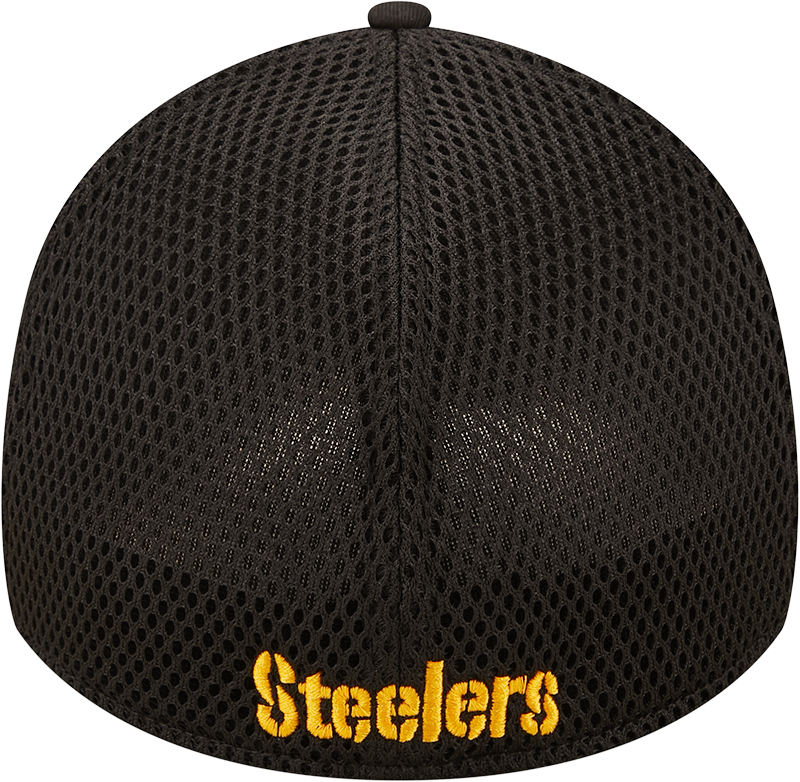 Steelers New Era® 39THIRTY® Neoflex Black Stretch Fit Hat