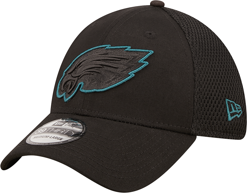 Eagles New Era® 39THIRTY® Neoflex Black Stretch Fit Hat