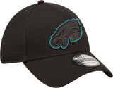 Eagles New Era® 39THIRTY® Neoflex Black Stretch Fit Hat