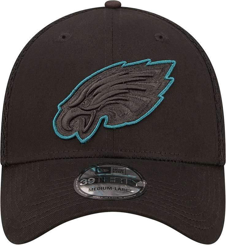 Eagles New Era® 39THIRTY® Neoflex Black Stretch Fit Hat