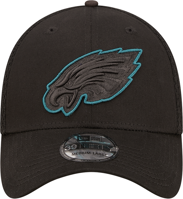 Eagles New Era® 39THIRTY® Neoflex Black Stretch Fit Hat