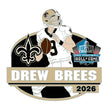 Drew Brees Saints Class of 2026 Action Pin