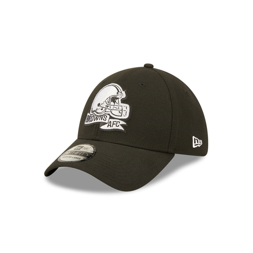 Browns 2022 New Era® NFL Sideline Official Black 39THIRTY Flex Hat