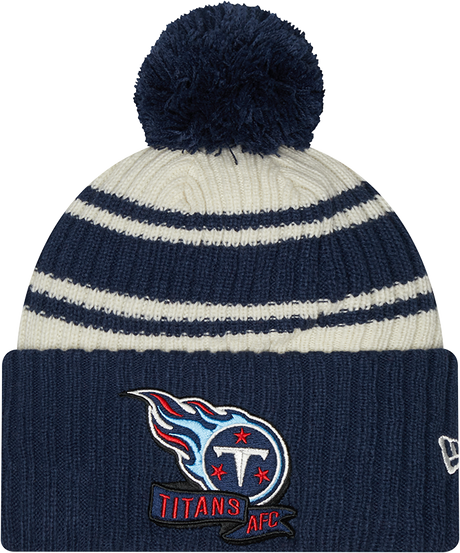 Titans 2022 New Era® NFL Sideline Sport Knit Hat - Chrome White