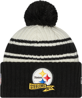 Steelers 2022 New Era® NFL Sideline Sport Knit Hat - Chrome White