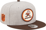 Browns 2022 New Era® NFL Sideline Official 9FIFTY Historic Snapback Hat