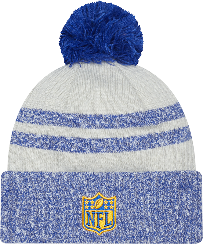 Rams 2022 New Era® NFL Sideline Historic Cuff Pom Knit Hat