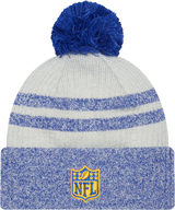 Rams 2022 New Era® NFL Sideline Historic Cuff Pom Knit Hat