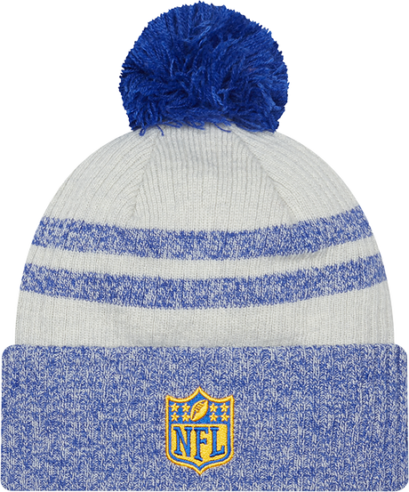 Rams 2022 New Era® NFL Sideline Historic Cuff Pom Knit Hat