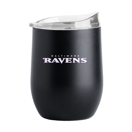 Ravens Powder Coat Curved Beverage Glass