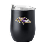 Ravens Powder Coat Curved Beverage Glass