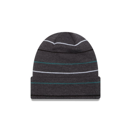 Eagles New Era Knit Rowed Hat