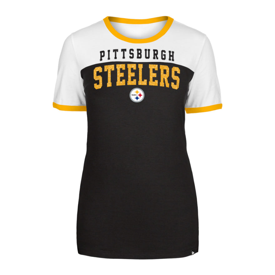 Steelers New Era Womens White T-Shirt