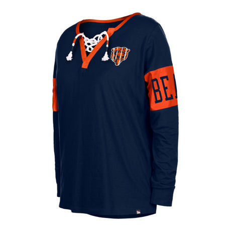 Bears New Era Women's Laced Up Long Sleeve Jersey