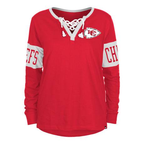 Chiefs New Era Women's Laced Up Long Sleeve Jersey