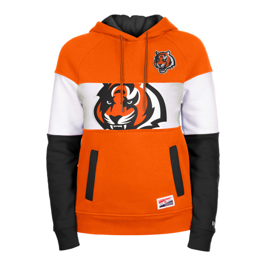 Bengals New Era Womens Color Block Sweatshirt