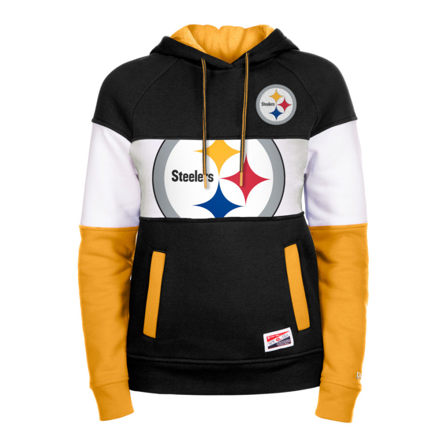 Steelers New Era Womens Color Block Sweatshirt