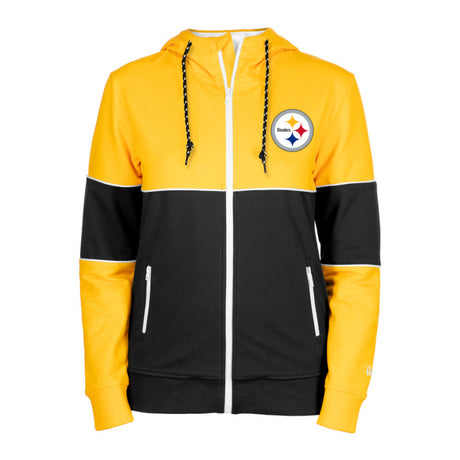 Steelers New Era Womens Full Zip Sweatshirt