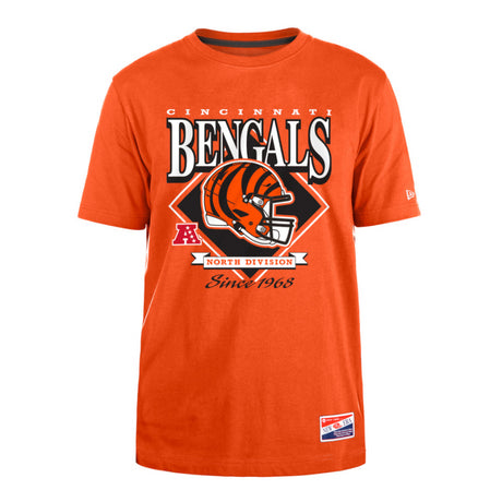 Bengals New Era Men's Helmet Logo T-Shirt