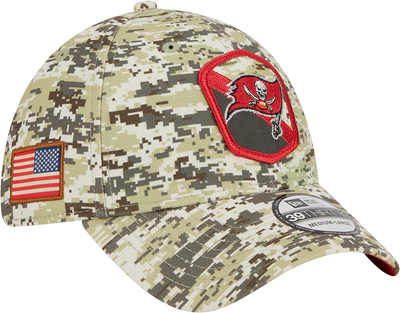 Buccaneers New Era 2023 39THIRTY Salute to Service Hat