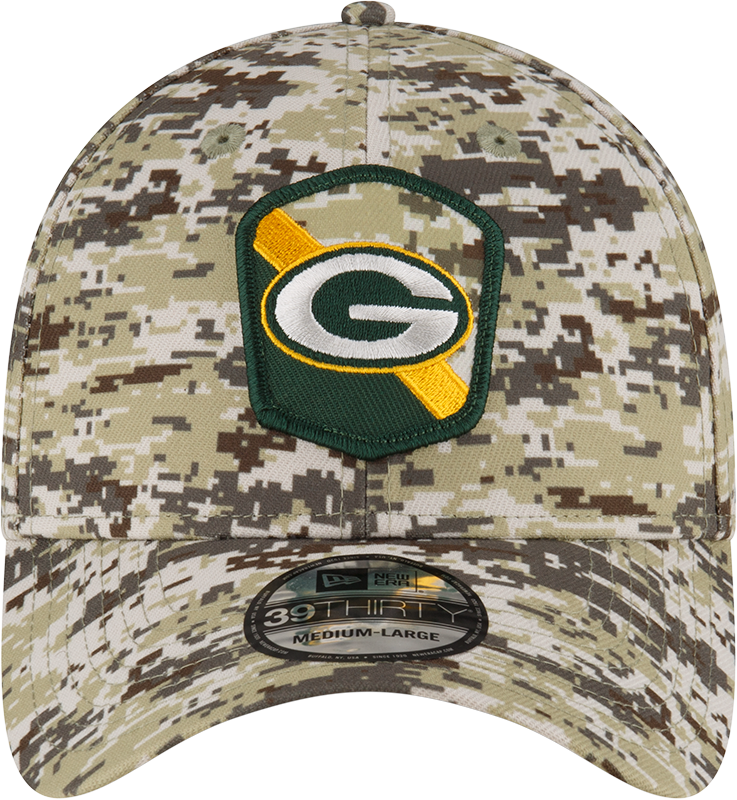 Packers New Era 2023 39THIRTY Salute to Service Hat