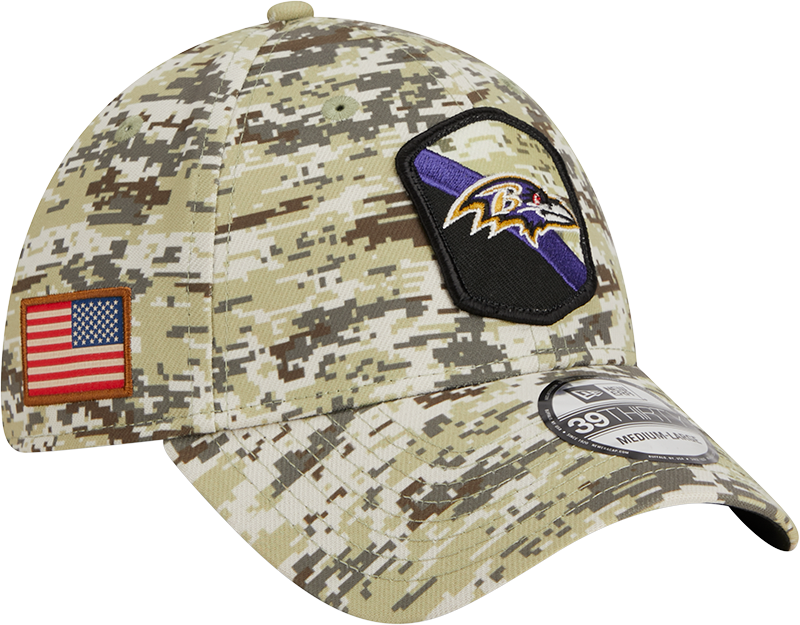 Ravens New Era 39THIRTY 2023 Salute to Service Hat